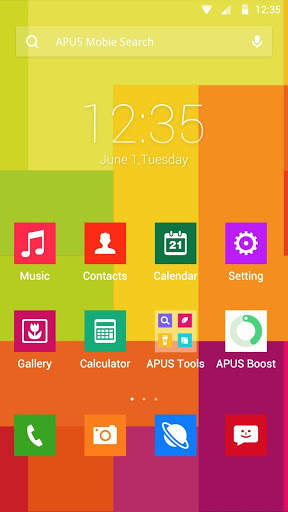 Matrix OS theme for APUS screenshot 1