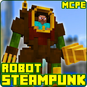 Steampunk Robot Addon for Minecraft PE icon