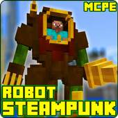 Steampunk Robot Addon for Minecraft PE 1.0