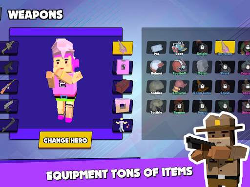 PIXEL ROYALE™ GUN 3D MOBILE UNKNOWN BATTLEGROUND screenshot 11