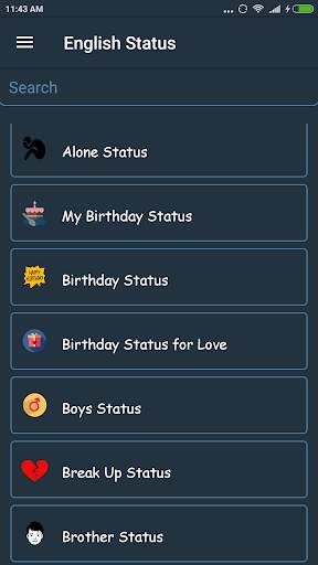 English Status Collection screenshot 3