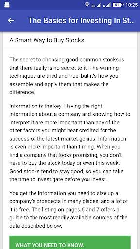 THE BASICS FOR INVESTING IN STOCKS screenshot 4