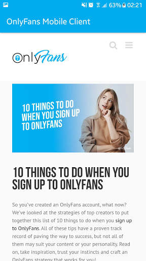OnlyFans App Guide screenshot 2