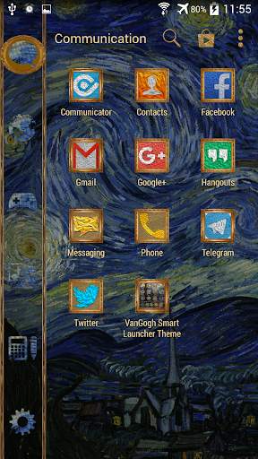Smart Launcher Theme VanGogh screenshot 3