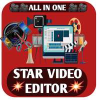 Star Video Editor Video Crop  Movie Music Maker logo