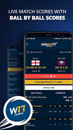 WinBig77 Cricbuzz screenshot 1