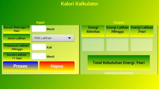 Penghitungan Kalori screenshot 12