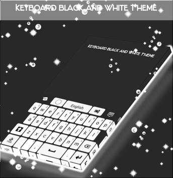 Keyboard Black and White Theme screenshot 1