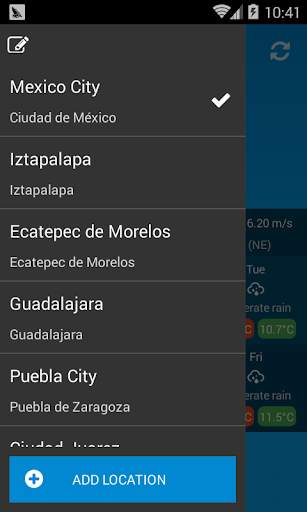 Weather Mexico screenshot 2