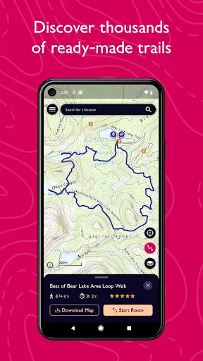 OS Maps: Explore hiking trails screenshot 2