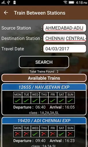 Live Indian Train Status - PNR Status & Enquiry screenshot 3