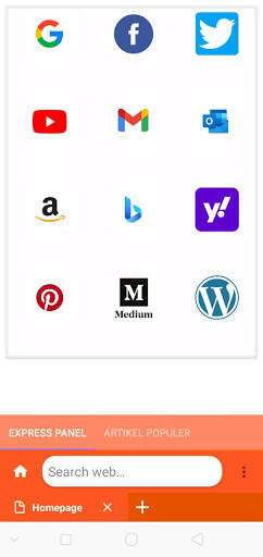 Micro Browser screenshot 1