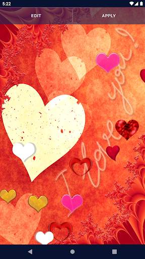 Love Hearts Live Wallpaper screenshot 5
