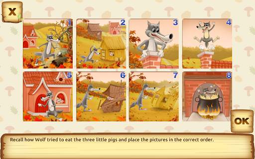 Three Little Pigs - Fairy Tale with Games screenshot 10