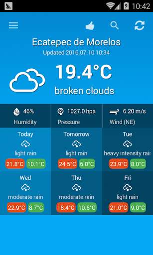 Weather Mexico screenshot 4