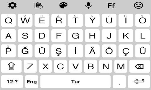 Turkish Language  keyboard 202 screenshot 1