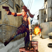 Modern Kız Komando: Ücretsiz FPS Atıcılık Macera icon