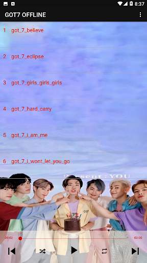 GOT7 Song Offline screenshot 3