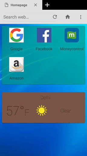 Modi Browser screenshot 2