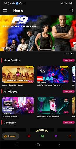 ZuZu TV -Watch Movie & Live TV screenshot 1