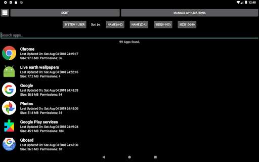 App Info Manager : Find, Save скриншот 6
