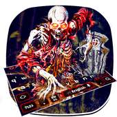 Horror Zombie Skull Keyboard Theme 10001001