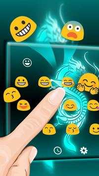 Neon Dragon Keyboard Theme screenshot 3