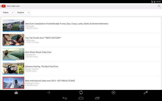Ratings for YouTube™ screenshot 7
