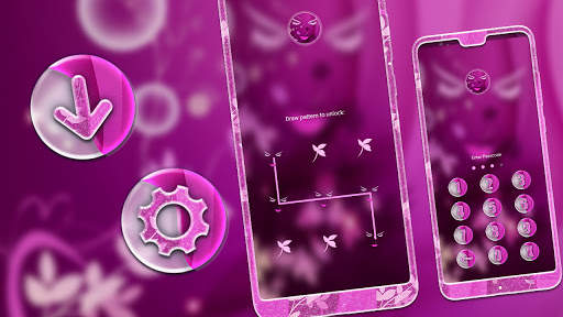 Pink Girly Face Launcher Theme screenshot 5