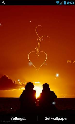 Romantic Live Wallpaper screenshot 5