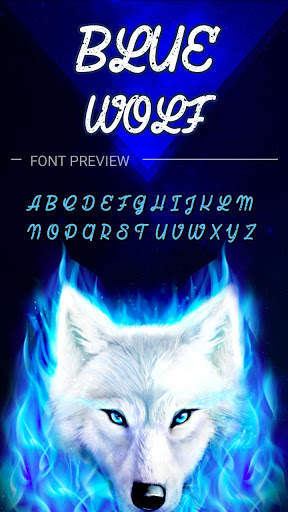Blue Wolf Font for FlipFont , Cool Fonts Text Free screenshot 3