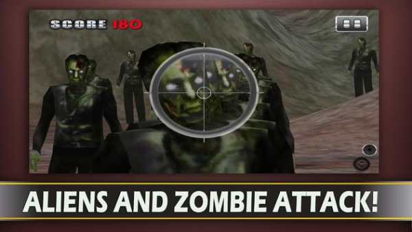 Alien Zombie Sniper Serangan screenshot 2