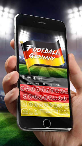 Jerman Sepak bola Keyboard screenshot 1