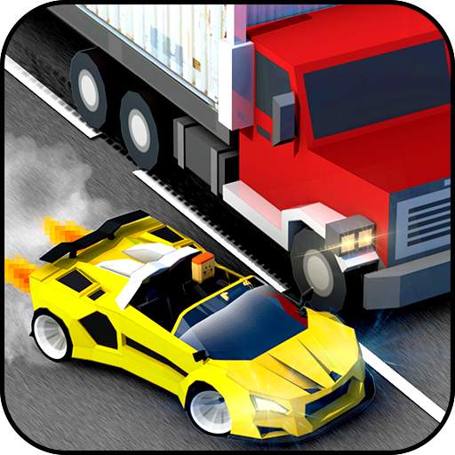 Blocky Speed Racing: Highway Traffic Racer 1.0