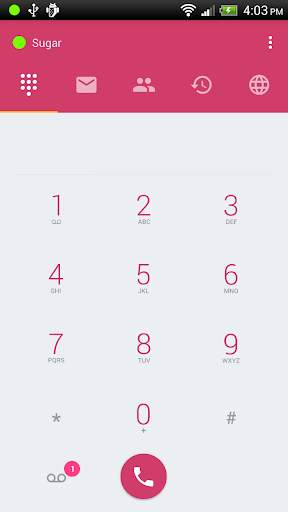 Sugar Mobile Talk & Text App screenshot 1