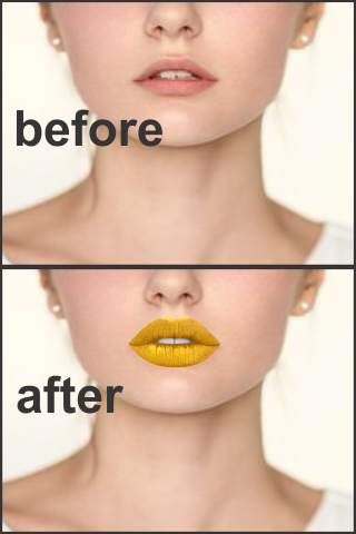 Lips Photo Editor screenshot 1