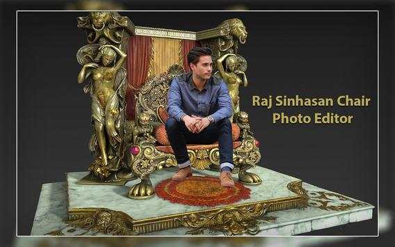 Raj Sinhasan Chair Photo-Throne Chair Photo Editor screenshot 1
