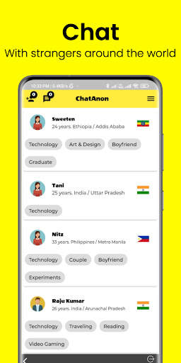 ChatAnon: Anonymous Chat App screenshot 2