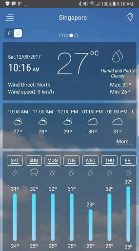 Weather screenshot 1