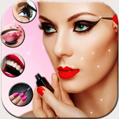 Virtual makeup beauty icon