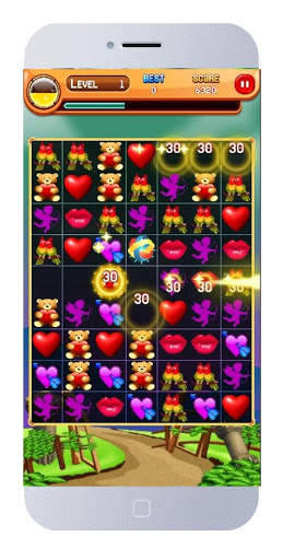 Love Crush match three game screenshot 1