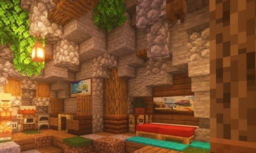 Crazy Caves – Caves & Cliffs Addon Minecraft PE screenshot 1