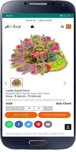 Laddu Gopal, Radha Krishna Dress, Puja Samagri screenshot 6