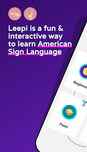 Leepi - Learn American Sign Language скриншот 1
