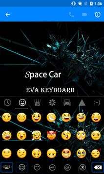 Space Car Emoticons Keyboard screenshot 5
