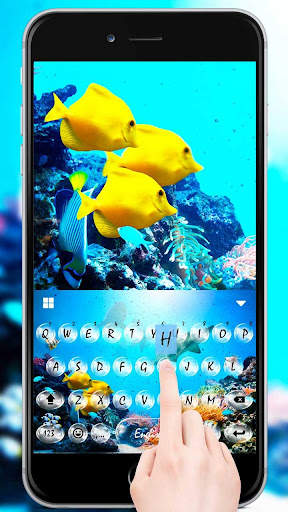 UnderwaterWorld Live Keyboard Theme screenshot 4