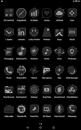 Grayscale Icon Pack screenshot 19