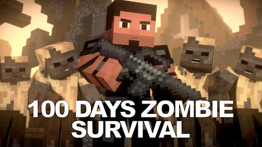 100 Days Zombie Survival MCPE screenshot 1