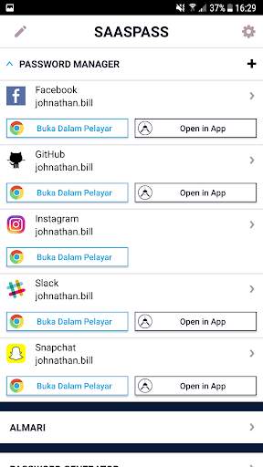 SAASPASS | Pengesah 2FA screenshot 4