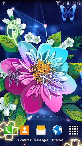 Abstract Flower Live Wallpaper screenshot 3